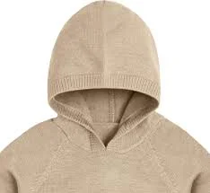 a tan hoodie with a white background